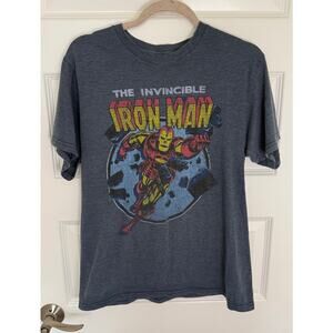 Marvel Iron Man Graphic Tee | Size M | Vintage Comic Book Style